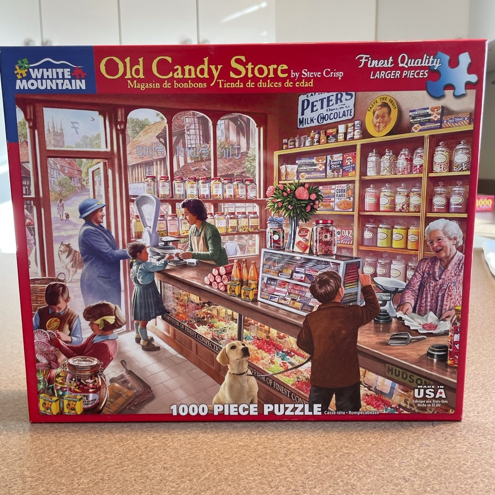 White Mountain Candy Store 1000 Piece Puzzle